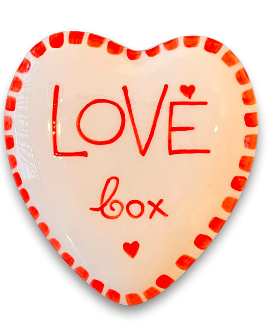 "Love box" Ceramic Heart Box