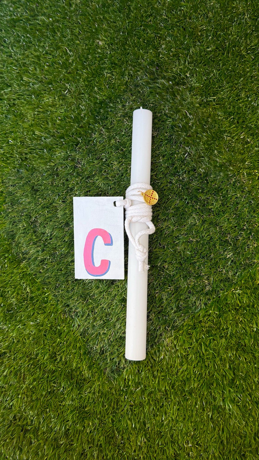 Λαμπάδα μονόγραμμα