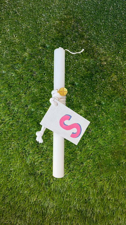 Λαμπάδα μονόγραμμα