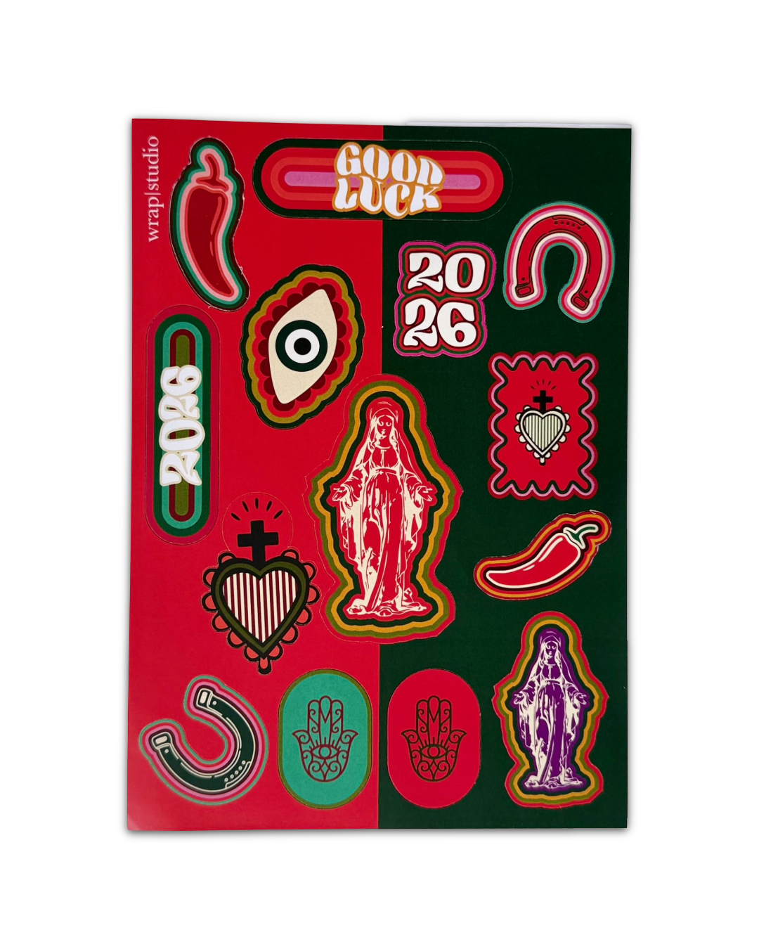 A5 Paper Stickers | 6 Charms for 2026