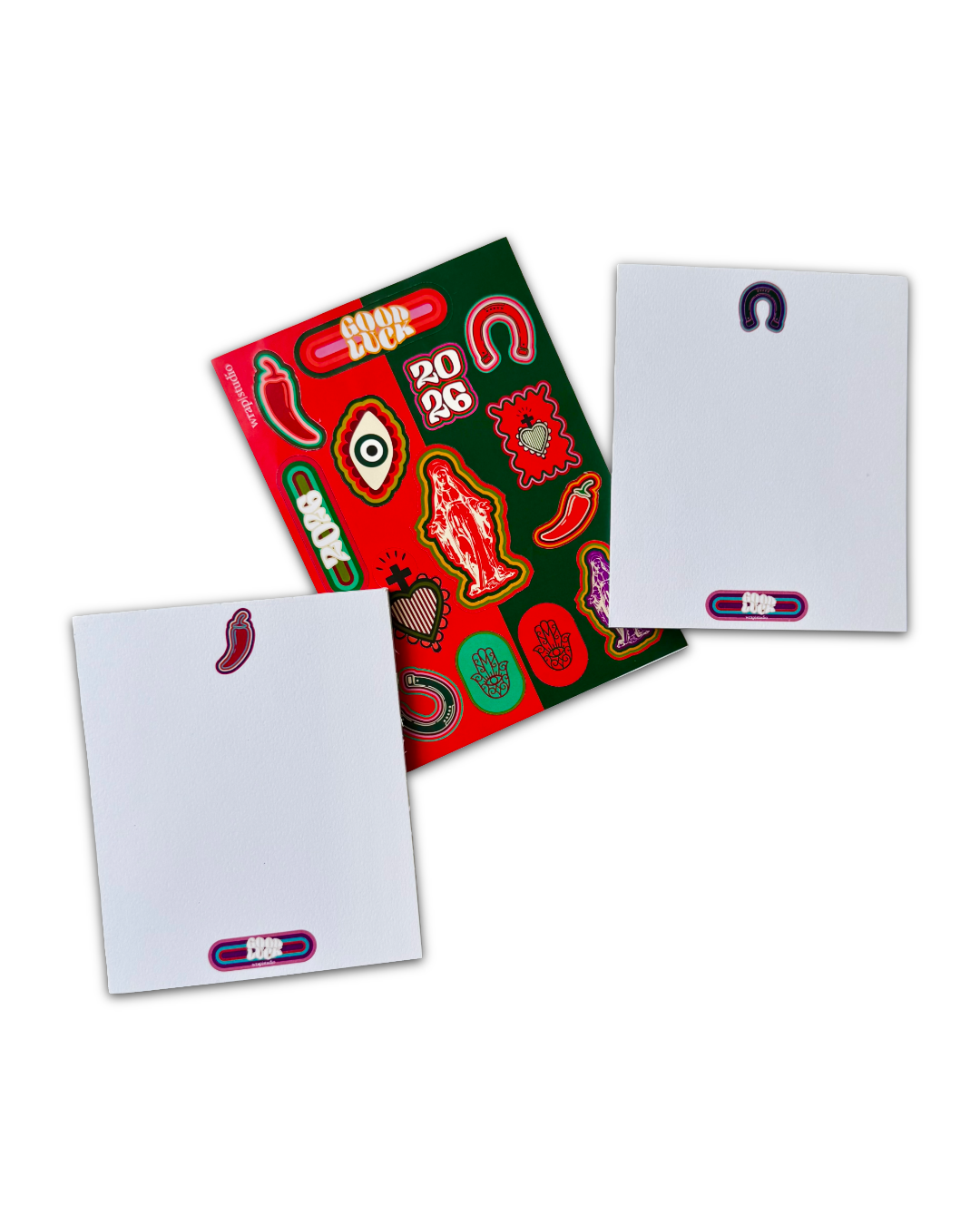 A5 Paper Stickers | 6 Charms for 2026